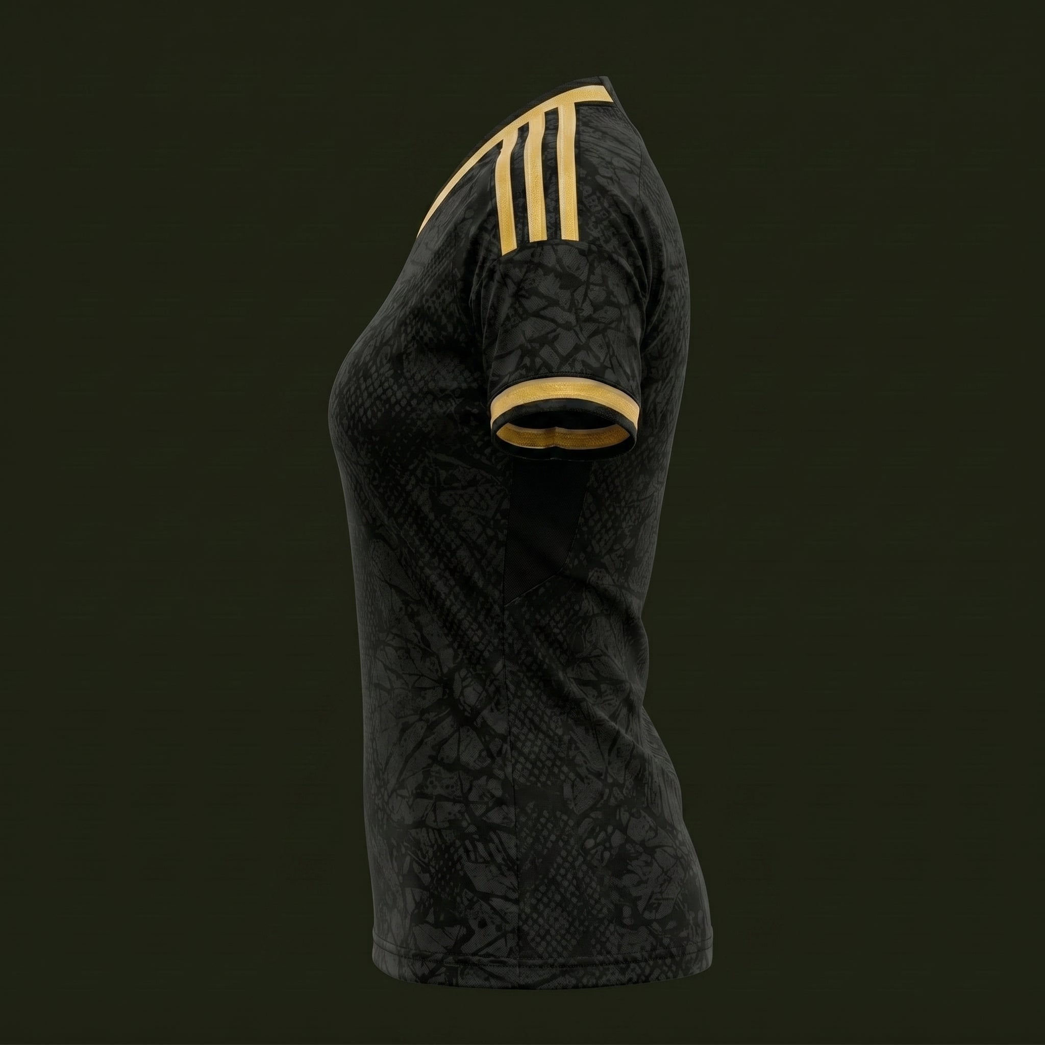 CAMISETA NEGRA VERSION DORADA  DAM-CAB