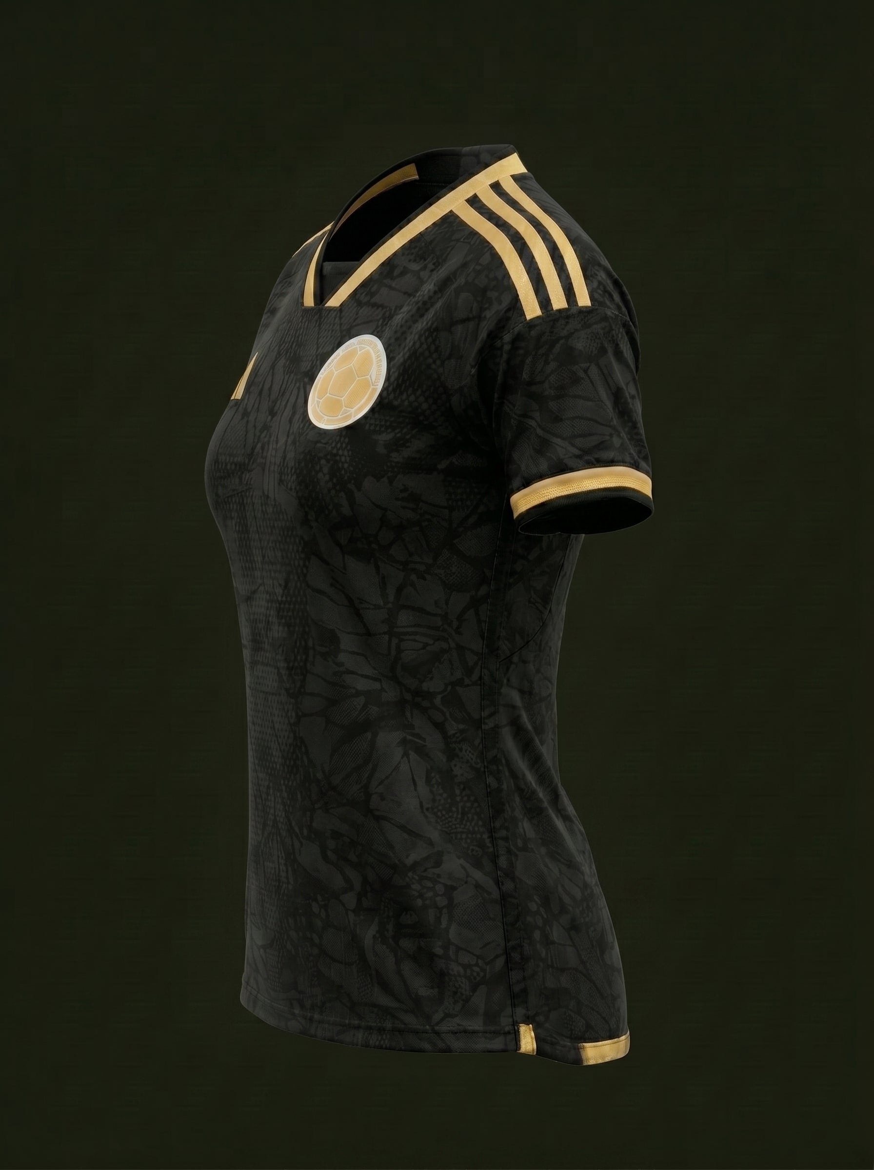 CAMISETA NEGRA VERSION DORADA  DAM-CAB
