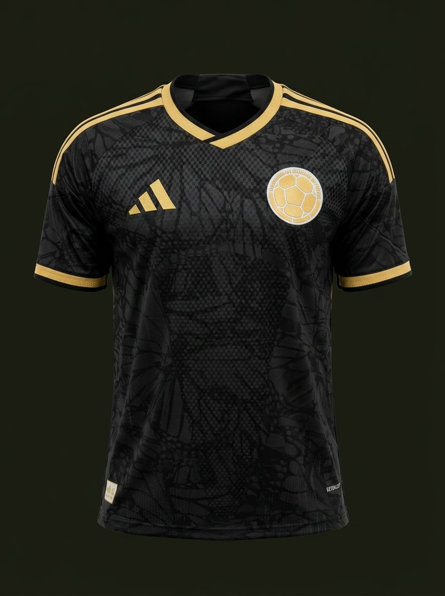 CAMISETA NEGRA VERSION DORADA  DAM-CAB